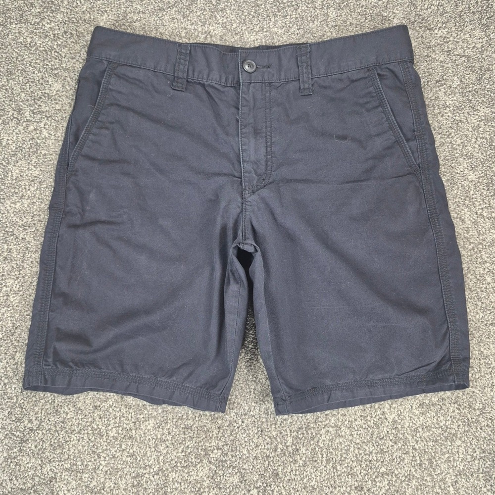 John Varvatos Shorts Mens 32 Navy Blue‎ Chino Cotton